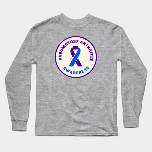 Rheumatoid Arthritis - Disability Awareness Long Sleeve T-Shirt by Football from the Left